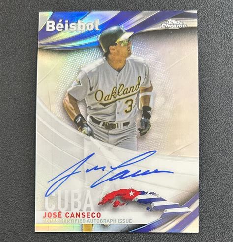 Yahoo オークション 2021 Topps Chrome Jose Canseco Athletics Auto