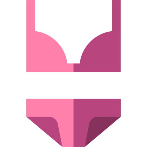 Icono De Bikini Basic Straight Flat