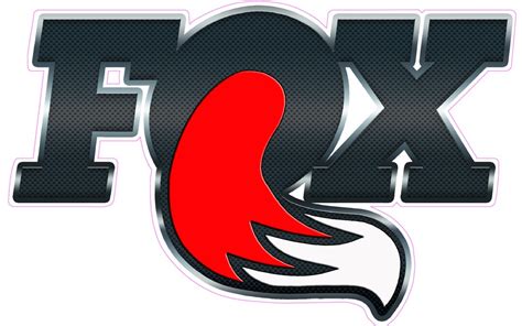 Fox Racing Shox Carbon Fiber Red and White Decal - Etsy