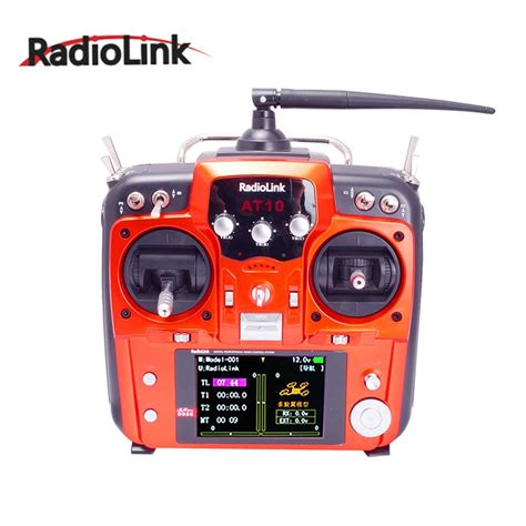 Original RadioLink AT10 II 2 4Ghz 12CH RC Transmitter With R12DS