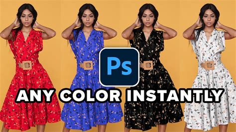 How To Change The Color Of Anything In Photoshop Even To Black Or