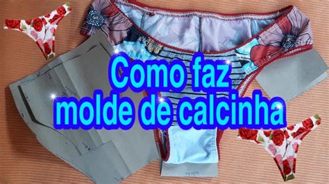 Como Faz Molde De Calcinha Passo A Passo YouTube