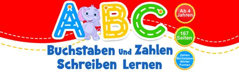 Abc Buchstaben Und Zahlen Schreiben Lernen Übungsheft Mit