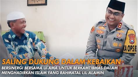 Silaturahmi Dengan MUI Kapolres Lumajang Mengajak Ulama Bersinergi