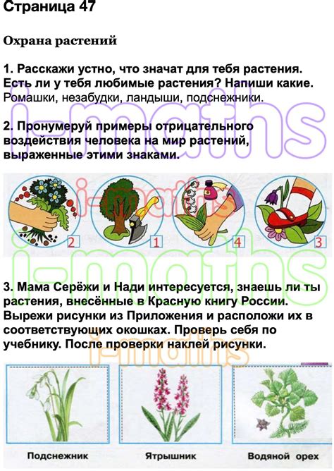 Ответ ГДЗ Страница 47 рабочая тетрадь окружающий мир Плешаков 3 класс 1 ...