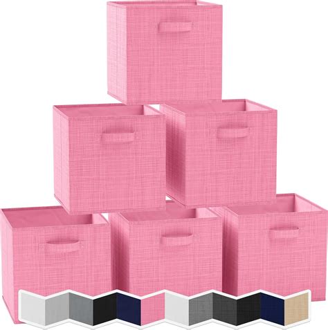 Neaterize 13x13x13 Large Storage Cubes Set Of 6 Storage Bins