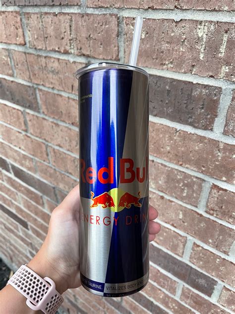 Red Bull Tumbler L Red Bull Cup L Red Bull Gives You Wings L Etsy