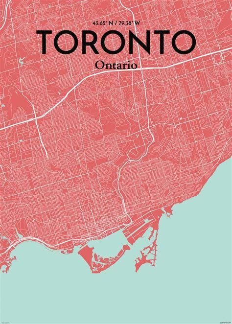 Toronto Map With Cities Cathie Annabella