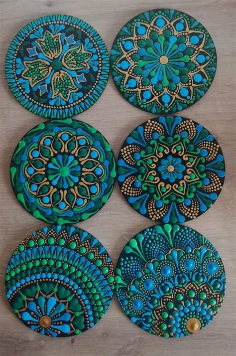 Pin By Susan Atwood On Painting Mandala Rock Art Dot Art Painting