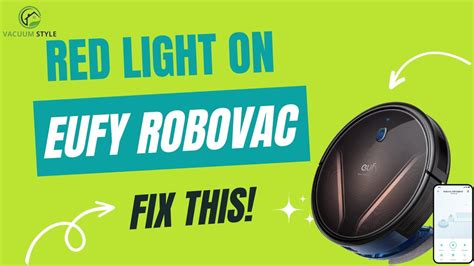 Red Light On Eufy Robovac Fix Youtube