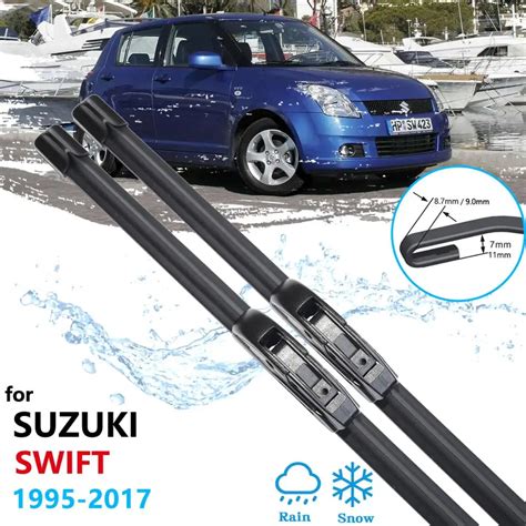 Escobillas De Limpiaparabrisas Delanteras Para Suzuki Swift Accesorios