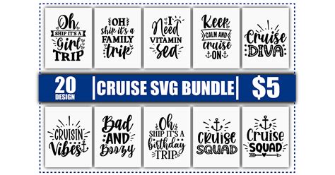 Cruise Svg Bundle Bundle · Creative Fabrica