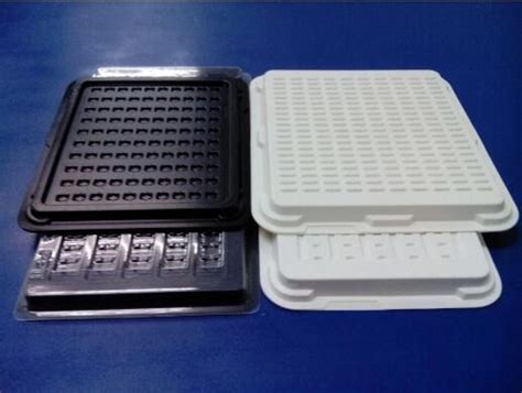 Custom Colored Plastic Blister Tray Esd Packing Plastic Pet Ps