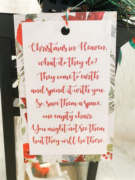 Empty Chair Christmas Lantern - Etsy