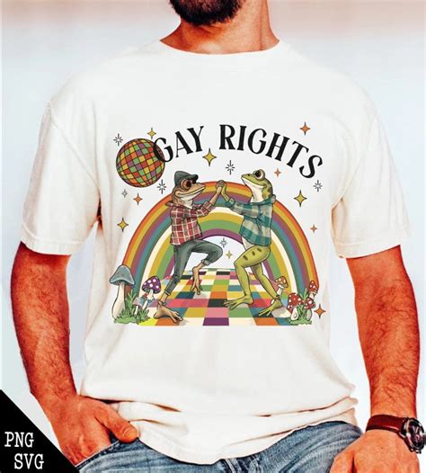 Retro Frog And Toad Pride Png Svg Colorful Frog And Toad Lgbtq Png Gay Rights Svg Pride Month