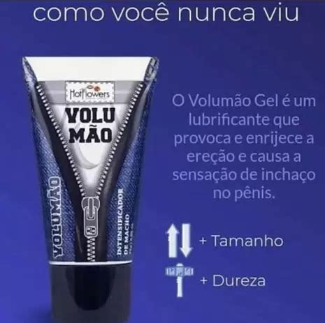 Volumão Gel Excitante Masculino 25 g HotFlowers Hot Flowers