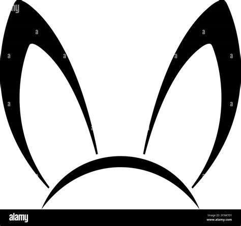 Bunny Ear Icon Design Template Vector Isolated Stock Vector Image And Art