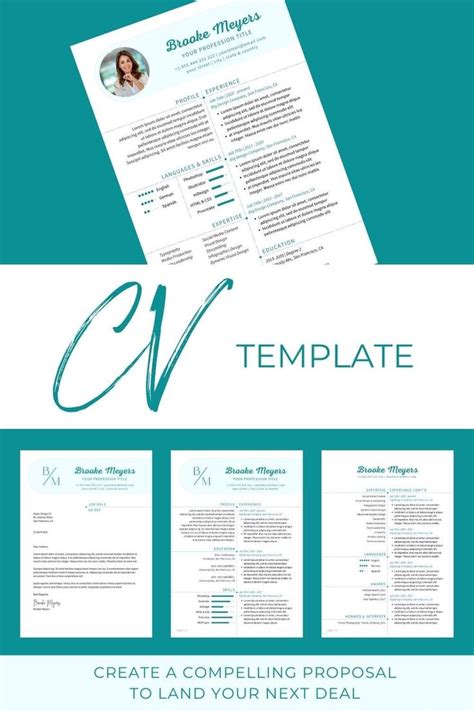 Cv Template Professional Resume Template Executive Cv Template