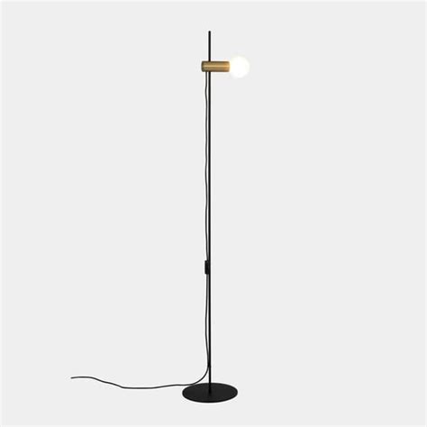LEDS C4 Nude Singel Golvlampa E27 Guld Svart Lamp24 Se