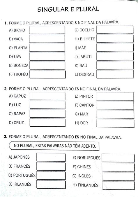 20 Palavras No Singular E No Plural - Fotos De Dayane Regina Masselai Em Singular E Plural | Palavras no ...