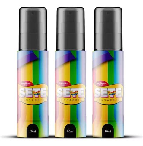 Kit Sex Shop Sem Dor Anestesico Anal Sete Sensaçoes Parcelamento sem juros