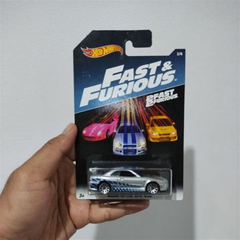 Jual Hot Wheels Nissan Skyline Gt R R Fast Furious Us Card Protector Bekas Shopee Indonesia