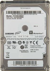 Samsung Momentus Gb Laptop Internal Hard Disk Drive Hdd