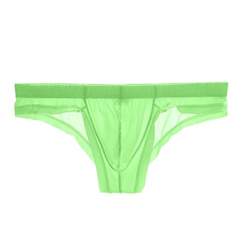 Summer Savings Clearance Mens Bikini Briefs Sexy Smooth Low Waist Seamless Men Underwear