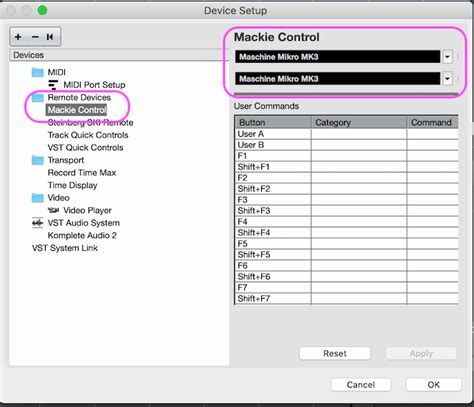 Maschine Mikro MK3 Transport Control in Cubase — Community