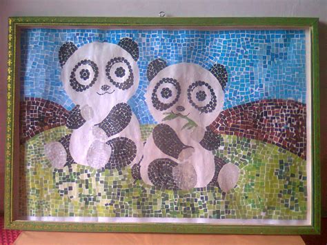 gambar mewarnai  contoh gambar mozaik