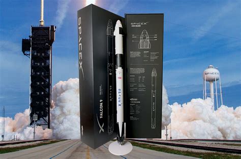 Estes 1 100 SpaceX Falcon 9 With Crew Dragon CollectSPACE Messages