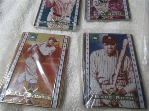 Special 5 Card Babe Ruth Edition Collector Cards Metallic Impressions Etsy