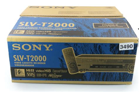 Sony Slv T Vhs Hi Video Combi Recorder Player