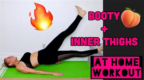 TONE TIGHTEN INNER THIGH BOOTY AT HOME WORKOUT YouTube