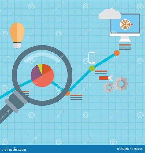 Ilustra O Lisa Do Vetor Da Informa O E Do Develo Da Anal Tica Da Web Ilustra O Do Vetor