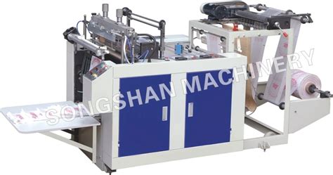 Single Line Hot Cutting Plastic Bag Making Machine Vest Bag Making Machine And T Shirt Bag