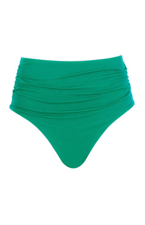Panache Swim Spirit High Waist Brazilian Bikini Bottoms Verde