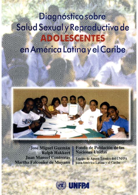 Unfpa Am Rica Latina Y El Caribe Diagn Stico Sobre Salud Sexual Y Reproductiva De Adolescentes