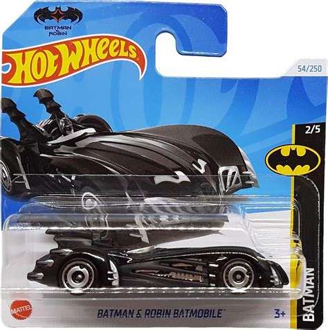 Hot Wheels Batman Robin Batmobile Batman Hry Short Card Dc Mattel