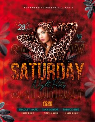 Special Saturday Night Hot Girls Club Party Post Psd Psd Free