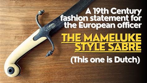 Antique Swords The Dutch Mameluke Style Sabre A Young Officer Fashion
