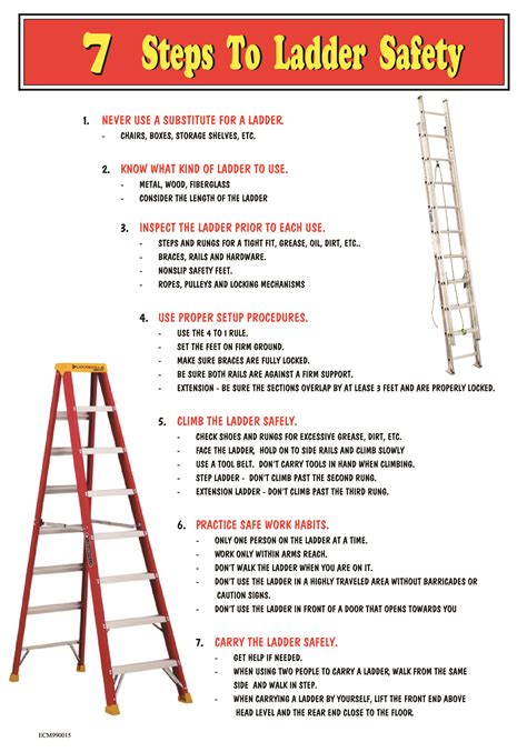 Ladder Safety Training Stdown Powerpoint 2