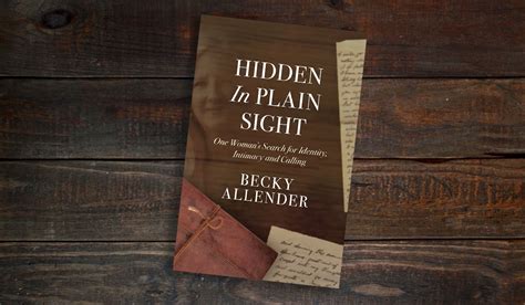 Hidden In Plain Sight Plot at Chad Noggle blog