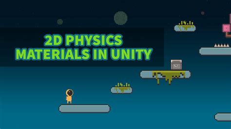 Unity 2d Platformer Tutorial 4 Physics Materials Youtube