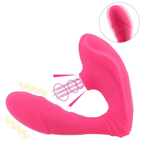 Double Vibration Vagina Sucking Vibrator Clitoris Vagina G Spot Stimulation Speed Sex Toys