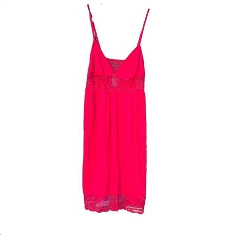 H M Intimates Sleepwear Hm Red Vneck Lingerie Nightgown Sleepwear
