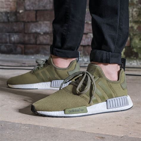 Adidas Nmd R1 Olive × Grey Soletopia