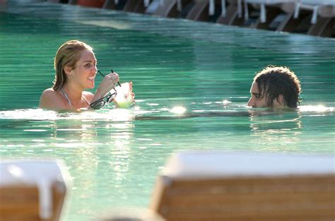 MILEY CYRUS In Bikini At A Hotel Pool In Miami HawtCelebs