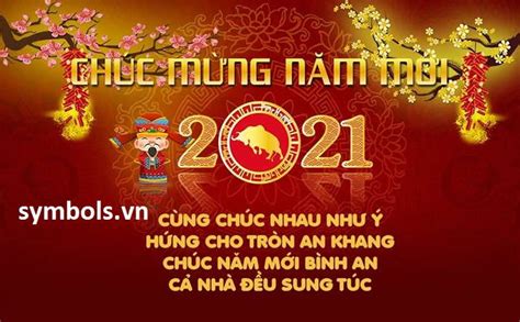 Symbols Vn Stt Chào Năm Mới 2021 Hay Nhất ️ Status Chúc Mừng Năm Mới