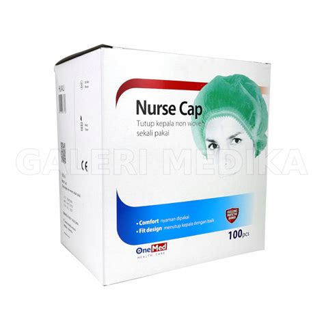 Onemed Nurse Cap Hair Cap Isi 100pcs Galeri Medika